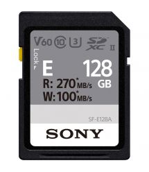 Sony Карта памяти SDXC 128GB C10 UHS-II U3 V60 R270/W100MB/s Entry
