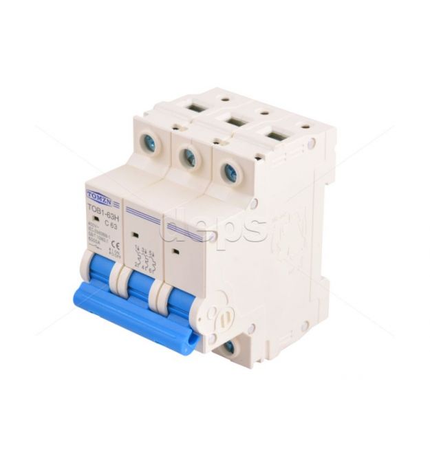 Автоматичний вимикач АС TOMZN TOB1-63H-3P C63A