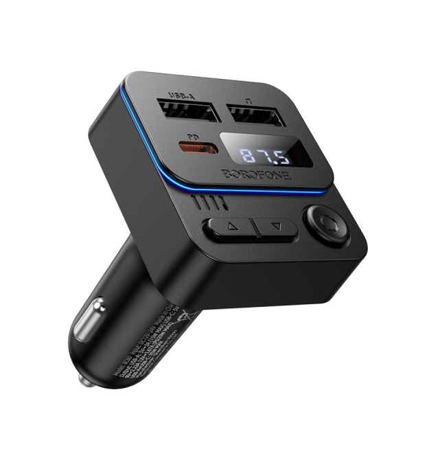 FM- модулятор Borofone BC60, Black, Box