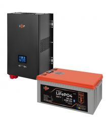 Комплект резервного живлення LogicPower 3600W + літієва (LiFePO4) батарея 4096Wh