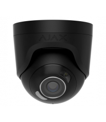 8 Mp IP охоронна відеокамера з гібридним підсвічуванням Ajax TurretCam HL (8 Mp - 2.8 mm) Black