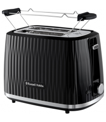Russell Hobbs Тостер Eden 800Вт, пластик, подогрев,разморозка, чорный