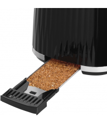 Russell Hobbs Тостер Eden 800Вт, пластик, подогрев,разморозка, чорный