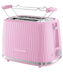 Russell Hobbs Тостер Eden 800Вт, пластик, подогрев,разморозка, малиновый