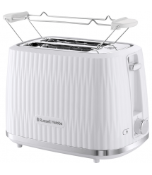 Russell Hobbs Тостер Eden 800Вт, пластик, подогрев,разморозка, белый