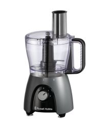 Russell Hobbs Кухонная машина Desire Matte Charcoal, 600Вт, чаша-пластик, корпус-пластик, насадок-4, черный