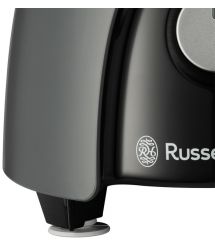 Russell Hobbs Кухонная машина Desire Matte Charcoal, 600Вт, чаша-пластик, корпус-пластик, насадок-4, черный