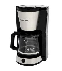 Russell Hobbs Кофеварка капельная Heaton, 1.25л, молотый, черно-серебристый