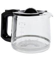 Russell Hobbs Кофеварка капельная Heaton, 1.25л, молотый, черно-серебристый