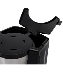 Russell Hobbs Кофеварка капельная Heaton, 1.25л, молотый, черно-серебристый