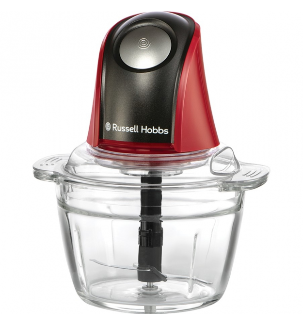 Russell Hobbs Измельчитель Desire Red, 200Вт, чаша-500мл, стекло, корпус-пластик, крассный