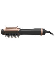 Rowenta Фен-щетка Reverso Dry&Brush 2в1, 1200Вт, режимов-3, иониз-я, хол. обдув, насадок-2, керамика, черно-золотистый