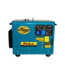 Генератор ДИЗЕЛЬНИЙ Full FDK10000SC 7.5кВт (9,4KVA), однофазний 220V, 50Hz, об&aposєм 12,5л