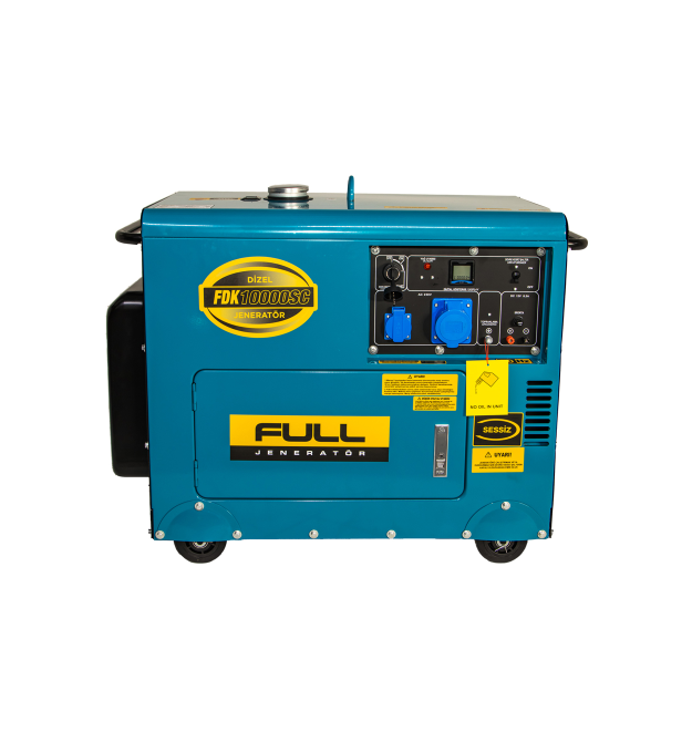 Генератор ДИЗЕЛЬНИЙ Full FDK10000SC 7.5кВт (9,4KVA), однофазний 220V, 50Hz, об&aposєм 12,5л