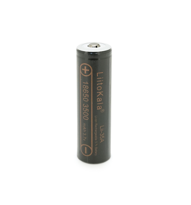 Акумулятор 18650 Li-Ion LiitoKala Lii-35A-JT, 3500mAh (3300-3500mAh), 3.7V (2.75-4.2V), Black