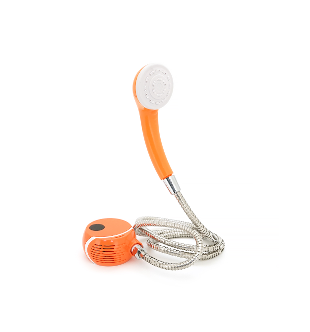 Портативний акумуляторний душ YT43870 з помпою, акумулятор 2200mAh, Orange - Black, Box