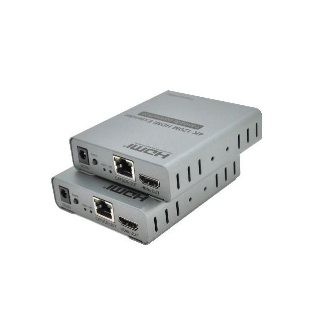 Одноканальный активный удлинитель HDMI по UTP кабелю с управлением до 120м