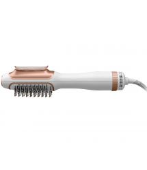 Rowenta Фен-щетка Reverso Dry&Brush 2в1, 1200Вт, режимов-3, иониз-я, хол. обдув, насадок-2, керамика, бело-золотистый Rowenta Фен-щетка Reverso Dry&Brush 2в1, 1200Вт, режимов-3, иониз-я, хол. обдув, насадок-2, керамика, бело-золотистый