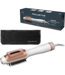 Rowenta Фен-щетка Reverso Dry&Brush 2в1, 1200Вт, режимов-3, иониз-я, хол. обдув, насадок-2, керамика, бело-золотистый Rowenta Фен-щетка Reverso Dry&Brush 2в1, 1200Вт, режимов-3, иониз-я, хол. обдув, насадок-2, керамика, бело-золотистый
