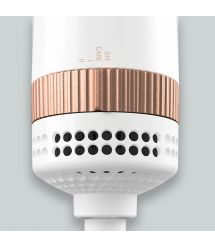 Rowenta Фен-щетка Reverso Dry&Brush 2в1, 1200Вт, режимов-3, иониз-я, хол. обдув, насадок-2, керамика, бело-золотистый Rowenta Фен-щетка Reverso Dry&Brush 2в1, 1200Вт, режимов-3, иониз-я, хол. обдув, насадок-2, керамика, бело-золотистый