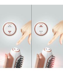 Rowenta Фен-щетка Reverso Dry&Brush 2в1, 1200Вт, режимов-3, иониз-я, хол. обдув, насадок-2, керамика, бело-золотистый Rowenta Фен-щетка Reverso Dry&Brush 2в1, 1200Вт, режимов-3, иониз-я, хол. обдув, насадок-2, керамика, бело-золотистый