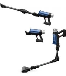 Rowenta Пылесос беспроводный X-Force 9.6 Aqua Animal, 250Вт, влажная уборка, конт пыль -0.4л, автон. раб. до 45мин, черно-синий