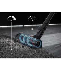 Rowenta Пылесос беспроводный X-Force 15.60, 550Вт, конт пыль -0.9л, автон. раб. до 80мин, НЕРА, подсветка, черный