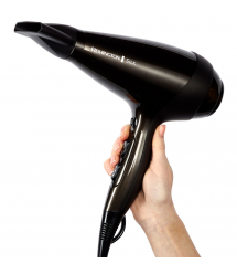 Remington Фен Silk, 2400Вт, режимов-3, дифузор, иониз-я, хол. обдув, коричневый