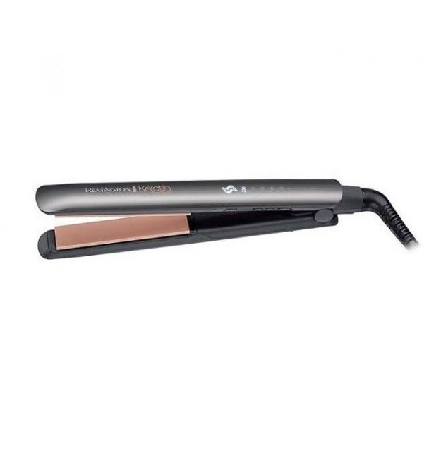 Remington Выпрямитель Keratin Protect, 55Вт, темп.режимов-5, 160-230С, керамика, серебристый Remington Выпрямитель Keratin Protect, 55Вт, темп.режимов-5, 160-230С, керамика, серебристый