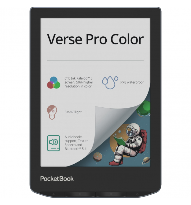 PocketBook Электронная книга 634K3 Verse Pro Color, Stormy Sea