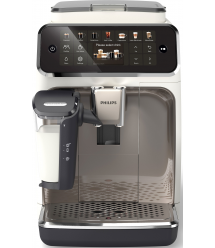 Philips Кофемашина Series 4400 LatteGo, 1.8л, зерно+мол., автомат.капуч, дисплей, авторецептов -12, бело-серебристый