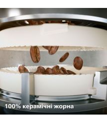 Philips Кофемашина Series 4400 LatteGo, 1.8л, зерно+мол., автомат.капуч, дисплей, авторецептов -12, бело-серебристый