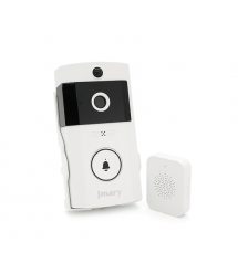 Бездротовий відеодзвінок Jmary MF-8 з Wi-Fi і датчиком руху, вбудований акумулятор 3600mAh, White, Box