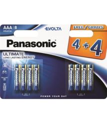 Panasonic Батарейка Evolta щелочнаяA AA блистер, 8 шт.
