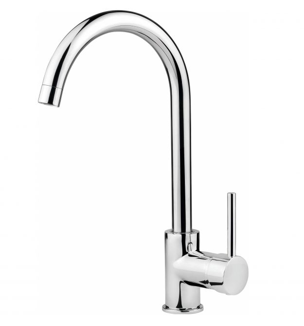 Neo Смеситель для кухни Luno, дл.излива - 180мм, поворотный, 1 рычаг, хром