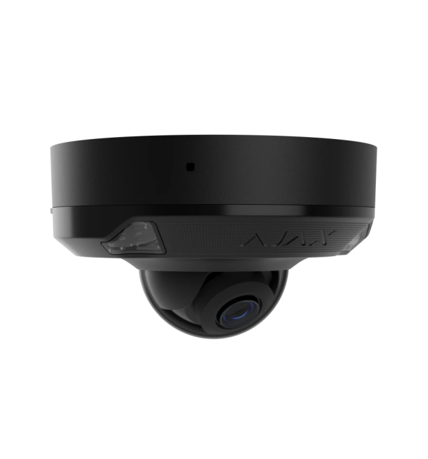 8 Mp IP охоронна відеокамера з гібридним підсвічуванням Ajax DomeCam Mini HL (8 Mp - 4 mm) Black