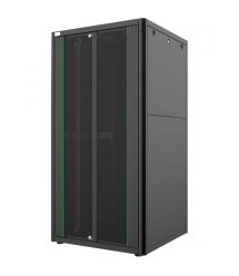MIRSAN Шкаф 19", 32U, GTN SERVER, стеклянная дверь, 800x800 мм, максимально 1000 кг, черный
