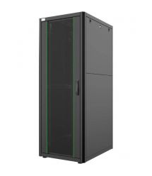 MIRSAN Шкаф 19", 32U, GTN SERVER, стеклянная дверь, 600x800 мм, максимально 1000 кг, черный