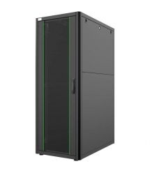 MIRSAN Шкаф 19", 32U, GTN SERVER, стеклянная дверь, 600x1000 мм, максимально 1000 кг, черный
