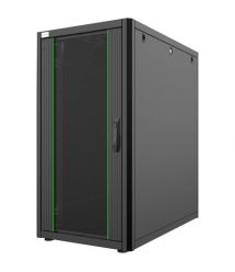 MIRSAN Шкаф 19", 22U, GTN, перфорированная дверь, 600x1000 мм, максимально 1000 кг, черный