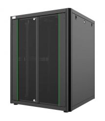 MIRSAN Шкаф 19", 20U, GTN SERVER, стеклянная дверь, 800x800 мм, максимально 1000 кг, черный