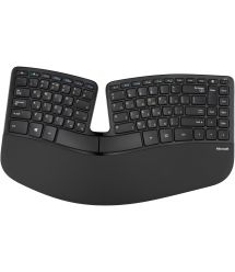 Microsoft Клавиатура мембранная Sculpt Ergonomic + NumPad 89+20key, WL, EN/UA, чёрный