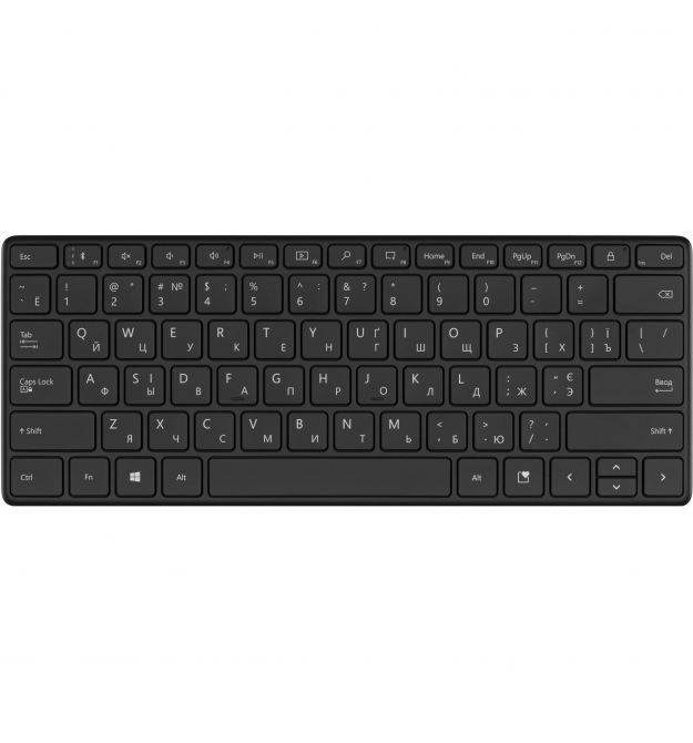 Microsoft Клавиатура Designer Compact 79 key, BT, EN/UKR/RU, Чёрная