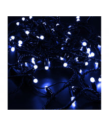Гірлянда 160LED (Діод) Blue, 20 метрів, вилка, що підлягає, чорна ізоляція