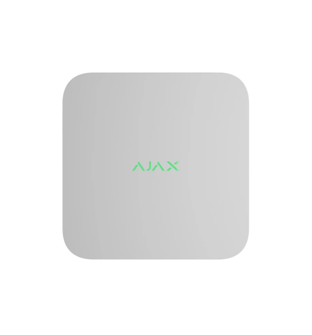 Мережевий відеореєстратор Ajax NVR DC (16ch) white, роздільна здатність до 4К, підтримка ONVIF - RTSP, декодування H.265 - H.264