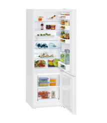 Liebherr Холодильник с нижн. мороз., 161x55x63, холод.отд.-212л, мороз.отд.- 53л, 2 дв., A+, ST. белый