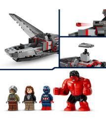 Конструктор LEGO Marvel Капитан Америка против Красного Халка 223 детали (76292)