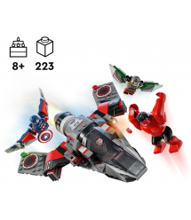 Конструктор LEGO Marvel Капітан Америка проти Червоного Халка 223 деталі (76292)