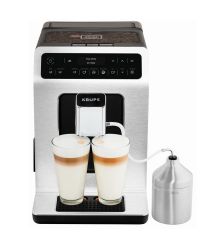 Krups Кофемашина Evidence 2.3л, зерно, автомат.капучинатор, дисплей, авторецептов - 11, сенсор.управление, серо-черный