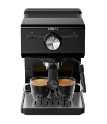 Krups Кофеварка рожковая Authentic C50 2л, молотый, 15 бар, черный